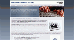 Desktop Screenshot of abrasiontesting.com