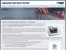 Tablet Screenshot of abrasiontesting.com